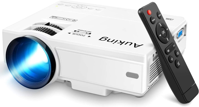AuKing Projector, 2023 Upgraded Mini Projector