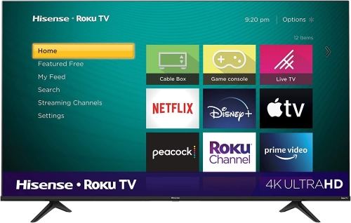 Hisense 43-Inch Class R6 Series Dolby Vision HDR 4K UHD Roku Smart TV with Alexa Compatibility