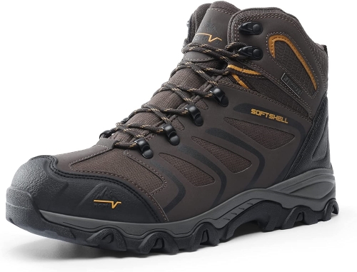 NORTIV 8 Men's Ankle High Waterproof Hiking Boots Outdoor Lightweight Shoes