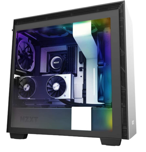 NZXT H710i - CA-H710 i-W1  ATX Mid Tower PC Gaming Case - Front  O USB Type-C Port 