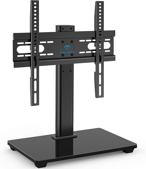 PERLESMITH Universal TV Stand - Table Top TV Stand for 32-55 inch LCD LED TVs