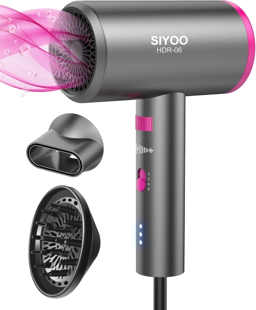 SIYOO Hair Dryer with Diffuser