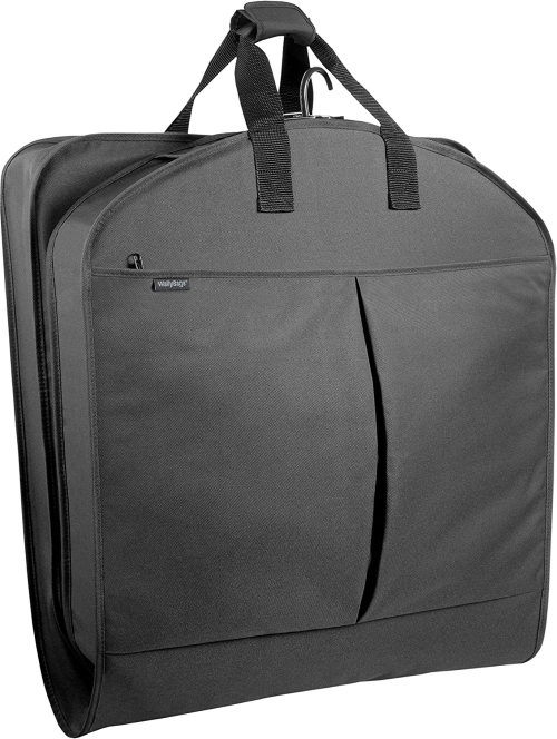 WallyBags® 40” Deluxe Travel Garment Bag with two pockets