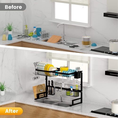 best over the sink dish rack